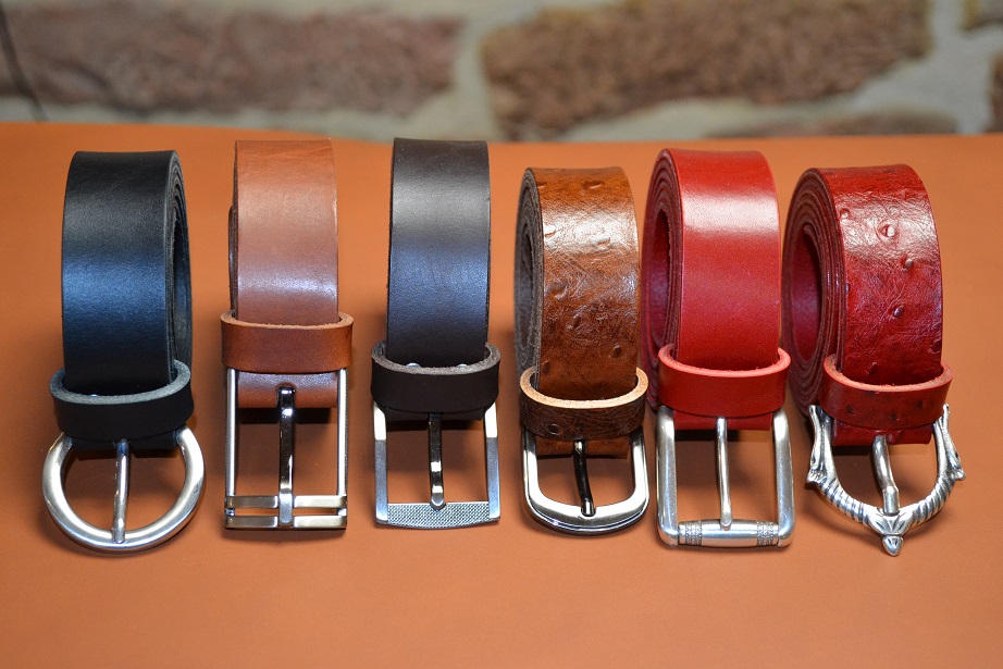 ceinture artisanale en cuir