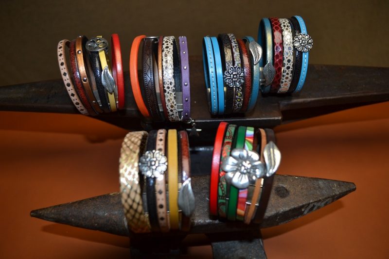 bracelet bijou cuir fabrication artisanale