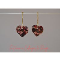 boucles d'oreilles cuir fabrication artisanale française