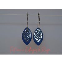 boucles d'oreilles cuir fabrication artisanale française